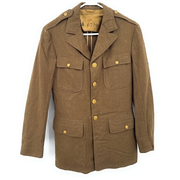 Other - WWII Army‎ Service Forces Coat Jacket Brown Private